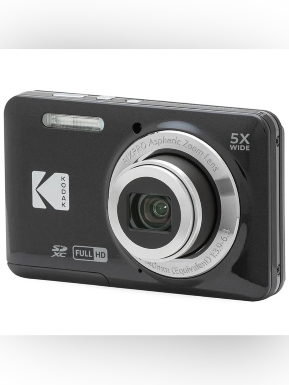 Kodak PIXPRO FZ55 Digital
Camera Black + Sd card, 3 protective cases + carrying